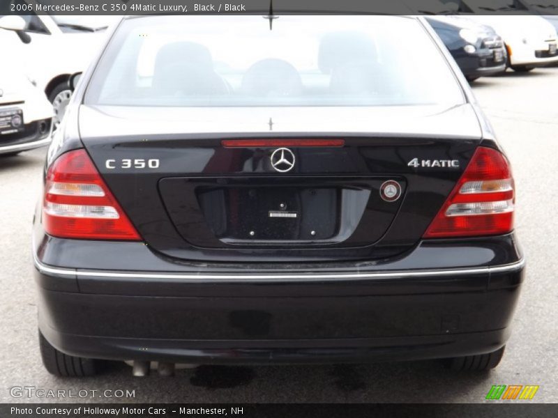 Black / Black 2006 Mercedes-Benz C 350 4Matic Luxury