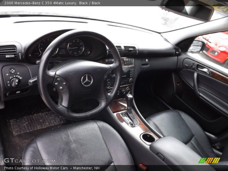 Black / Black 2006 Mercedes-Benz C 350 4Matic Luxury