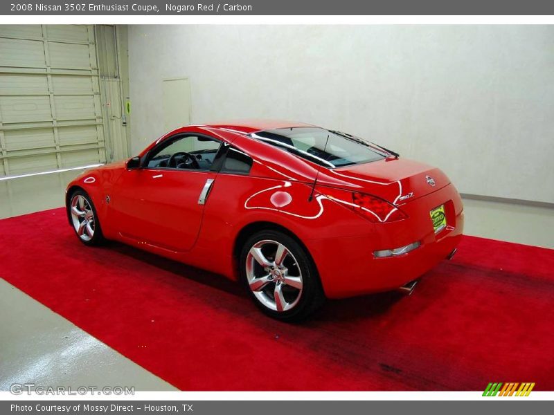 Nogaro Red / Carbon 2008 Nissan 350Z Enthusiast Coupe