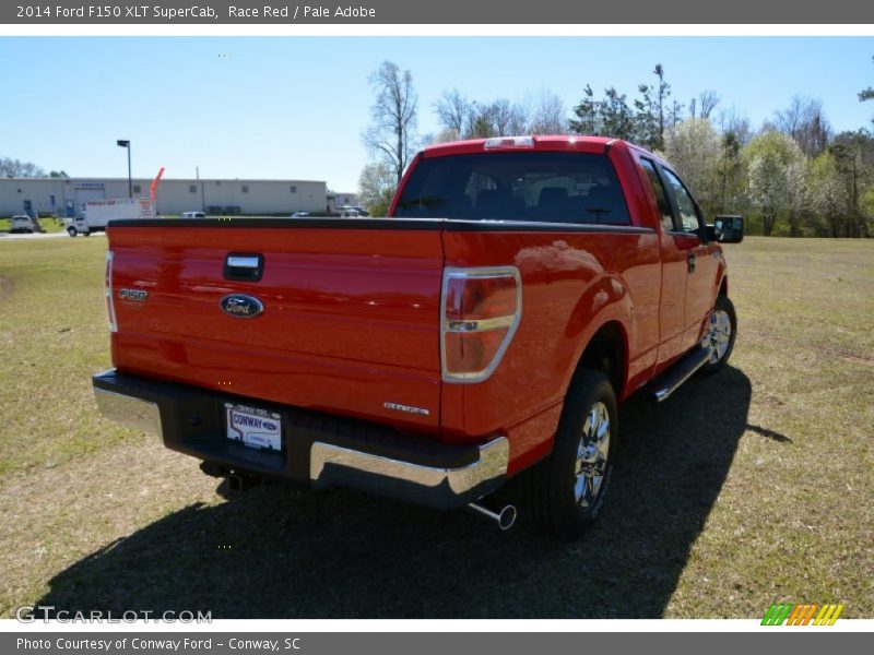 Race Red / Pale Adobe 2014 Ford F150 XLT SuperCab