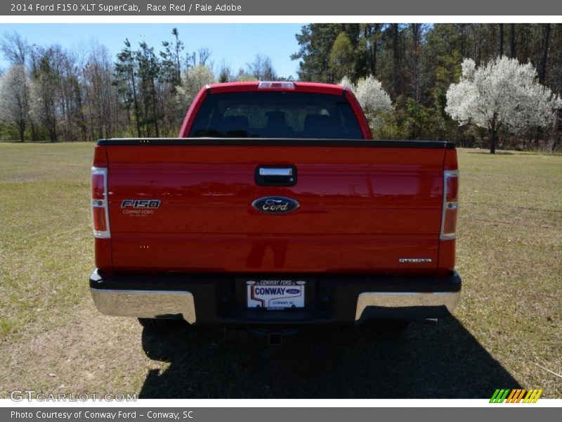 Race Red / Pale Adobe 2014 Ford F150 XLT SuperCab