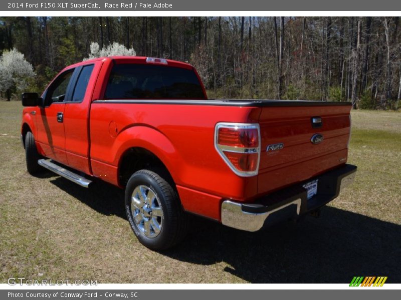 Race Red / Pale Adobe 2014 Ford F150 XLT SuperCab