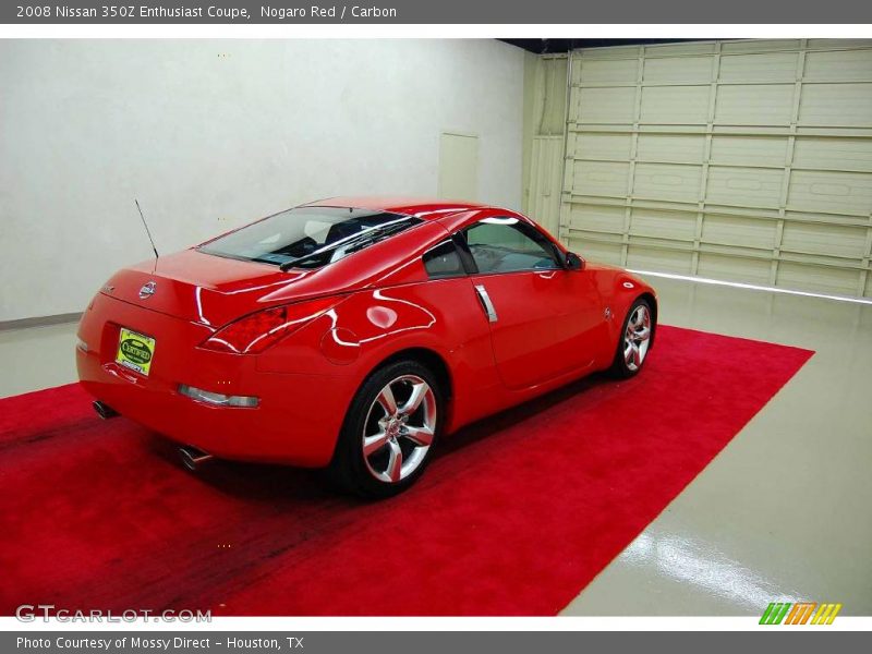 Nogaro Red / Carbon 2008 Nissan 350Z Enthusiast Coupe