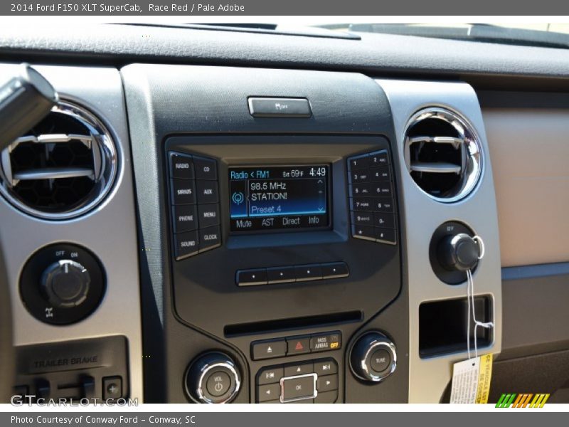 Race Red / Pale Adobe 2014 Ford F150 XLT SuperCab