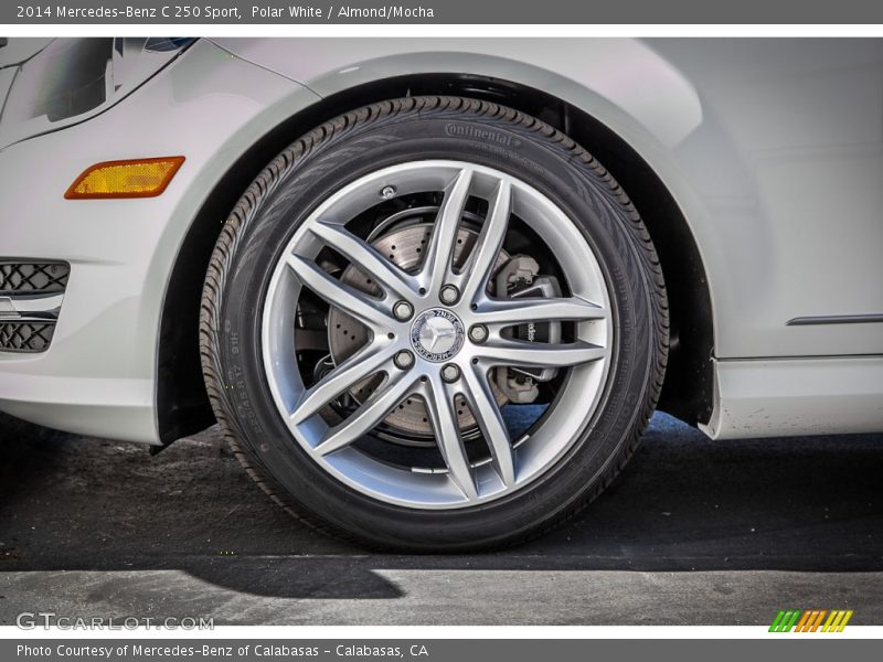 Polar White / Almond/Mocha 2014 Mercedes-Benz C 250 Sport