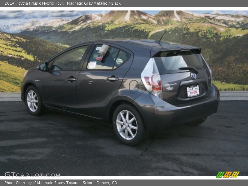 Magnetic Gray Metallic / Black 2014 Toyota Prius c Hybrid Four