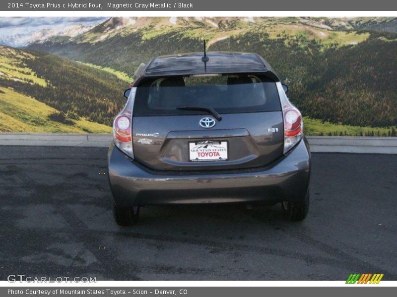 Magnetic Gray Metallic / Black 2014 Toyota Prius c Hybrid Four