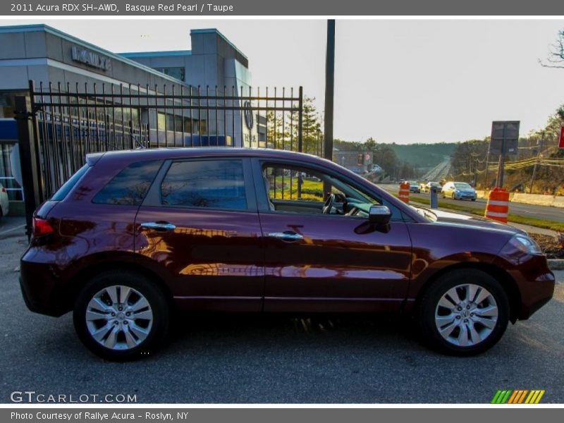 Basque Red Pearl / Taupe 2011 Acura RDX SH-AWD