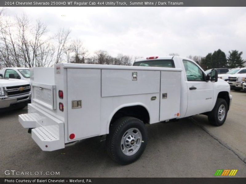 Summit White / Dark Titanium 2014 Chevrolet Silverado 2500HD WT Regular Cab 4x4 Utility Truck