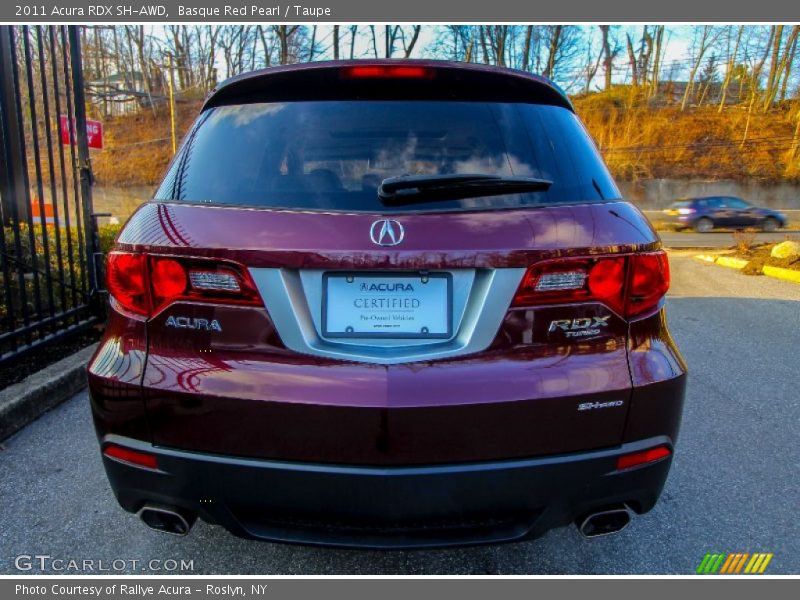 Basque Red Pearl / Taupe 2011 Acura RDX SH-AWD