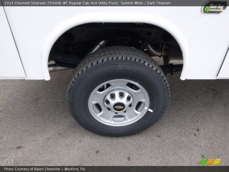 Summit White / Dark Titanium 2014 Chevrolet Silverado 2500HD WT Regular Cab 4x4 Utility Truck