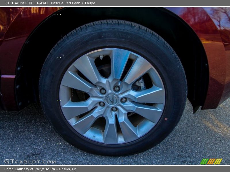 Basque Red Pearl / Taupe 2011 Acura RDX SH-AWD