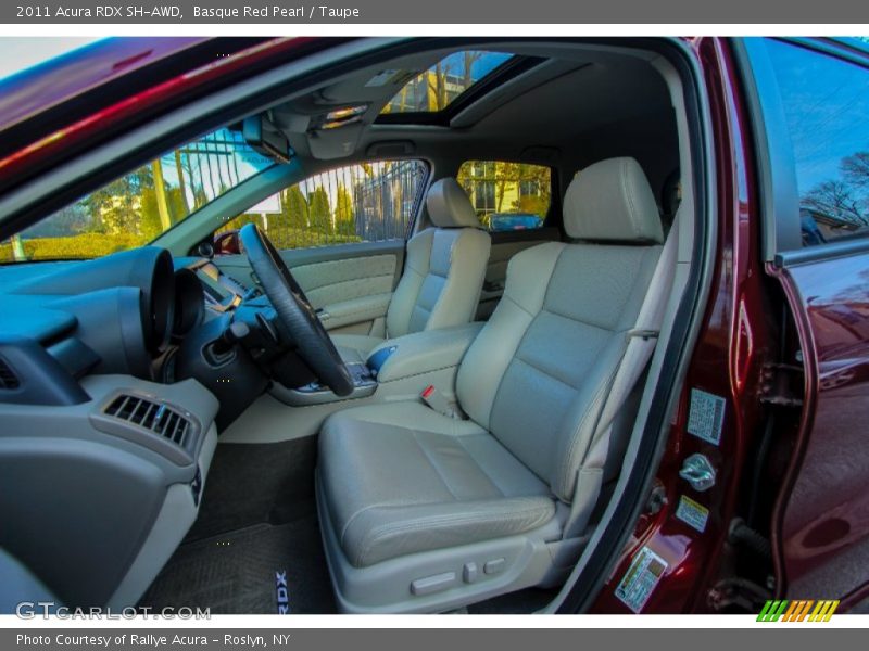 Basque Red Pearl / Taupe 2011 Acura RDX SH-AWD