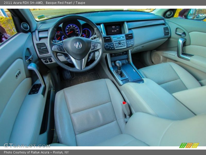 Basque Red Pearl / Taupe 2011 Acura RDX SH-AWD