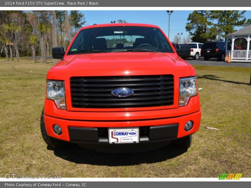 Race Red / Black 2014 Ford F150 STX SuperCrew