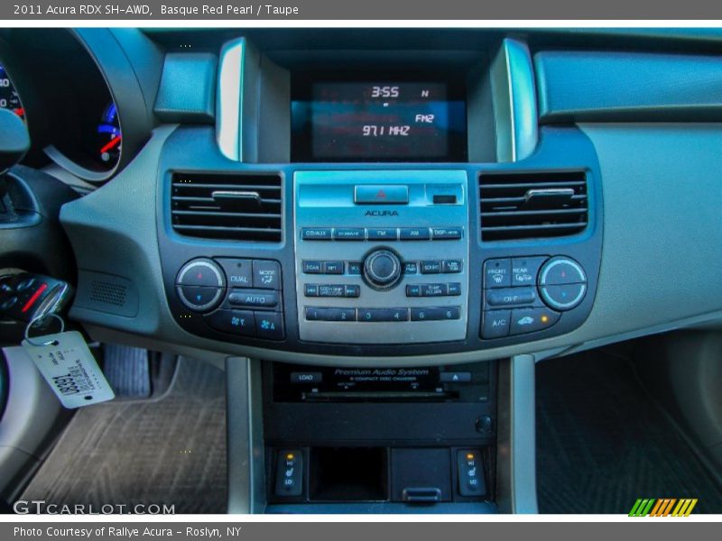 Basque Red Pearl / Taupe 2011 Acura RDX SH-AWD