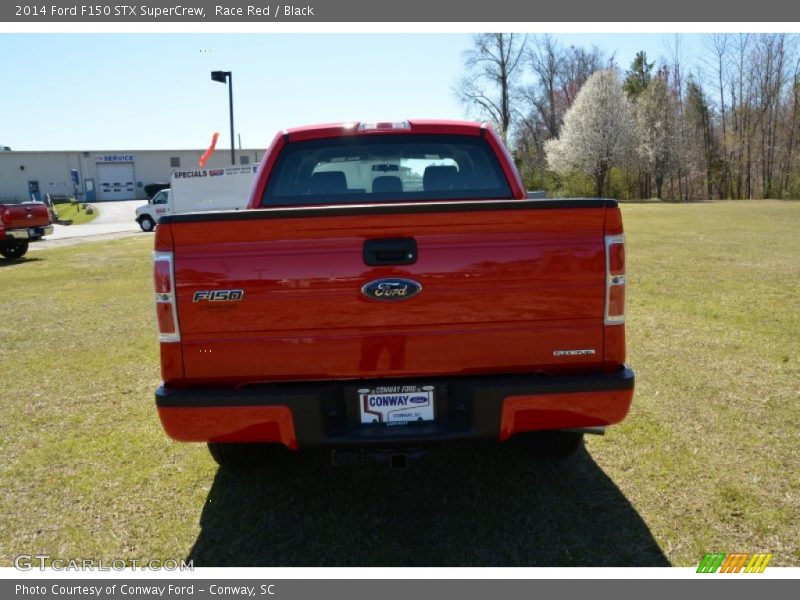 Race Red / Black 2014 Ford F150 STX SuperCrew