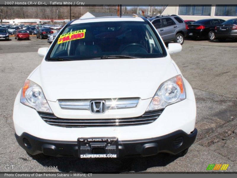 Taffeta White / Gray 2007 Honda CR-V EX-L