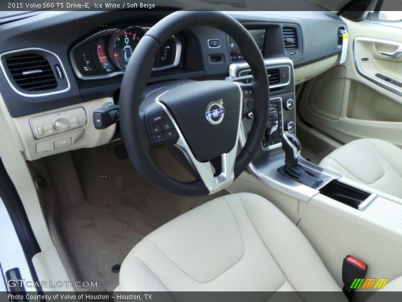  2015 S60 T5 Drive-E Soft Beige Interior