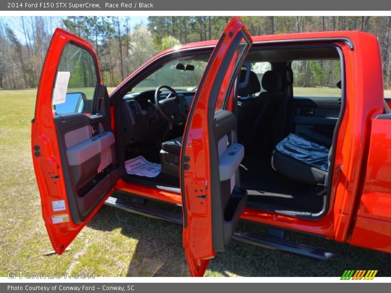 Race Red / Black 2014 Ford F150 STX SuperCrew