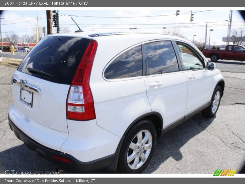 Taffeta White / Gray 2007 Honda CR-V EX-L