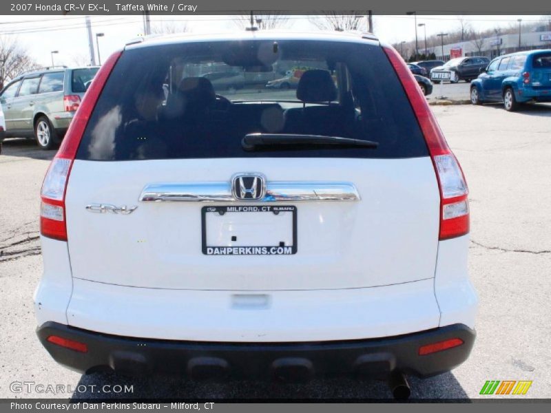 Taffeta White / Gray 2007 Honda CR-V EX-L