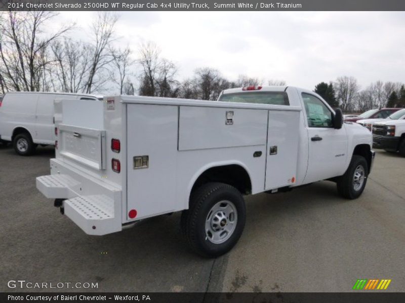 Summit White / Dark Titanium 2014 Chevrolet Silverado 2500HD WT Regular Cab 4x4 Utility Truck