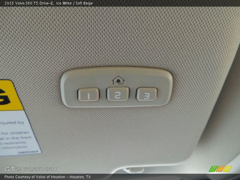 Ice White / Soft Beige 2015 Volvo S60 T5 Drive-E