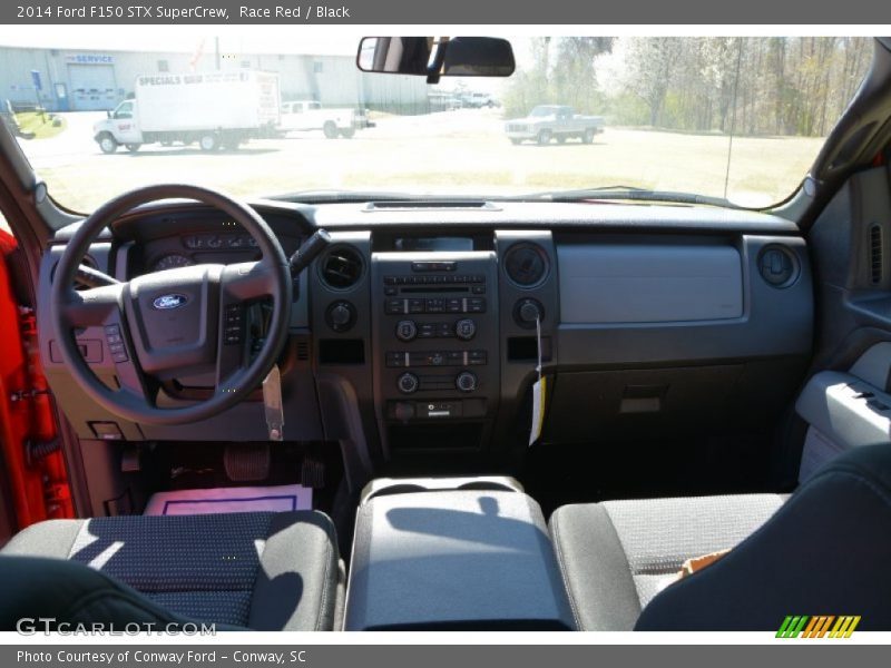 Race Red / Black 2014 Ford F150 STX SuperCrew