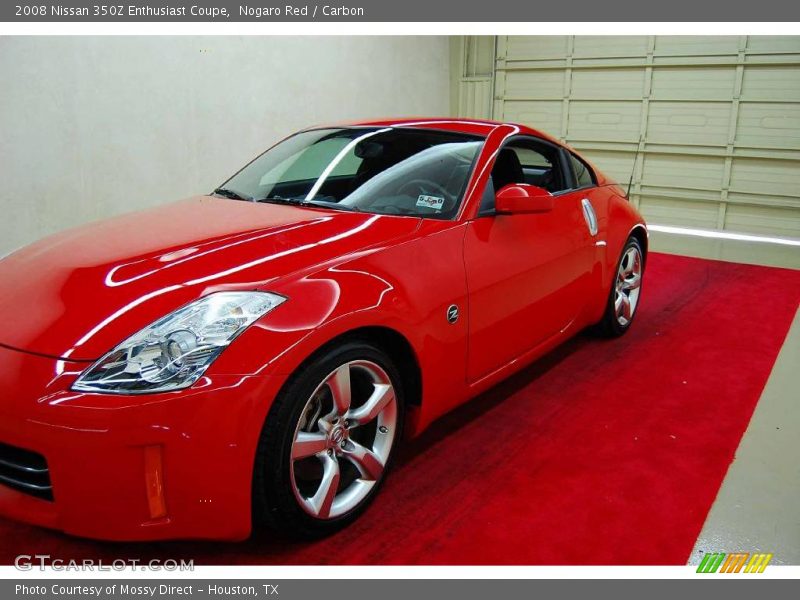 Nogaro Red / Carbon 2008 Nissan 350Z Enthusiast Coupe