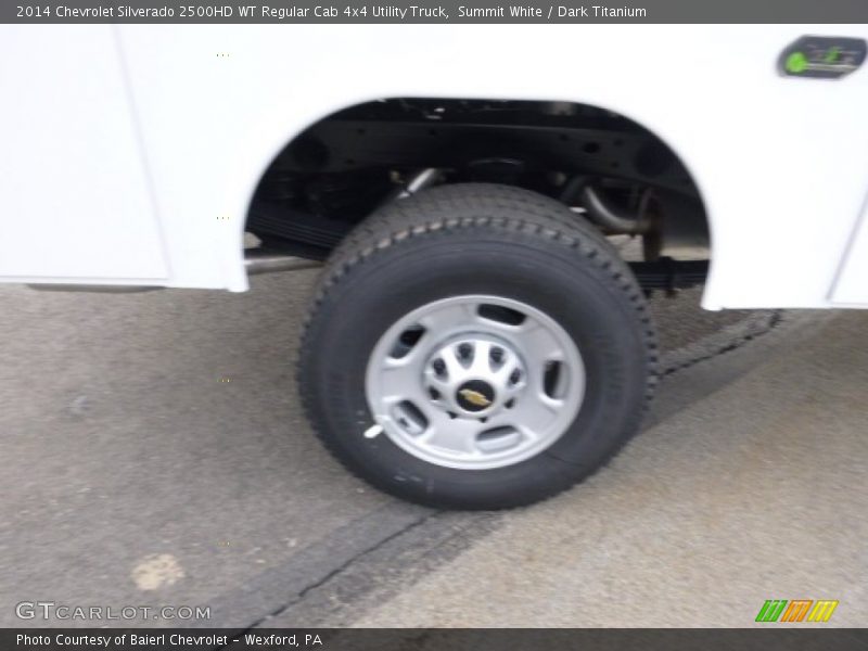 Summit White / Dark Titanium 2014 Chevrolet Silverado 2500HD WT Regular Cab 4x4 Utility Truck