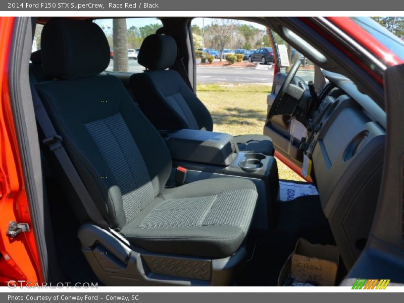 Race Red / Black 2014 Ford F150 STX SuperCrew