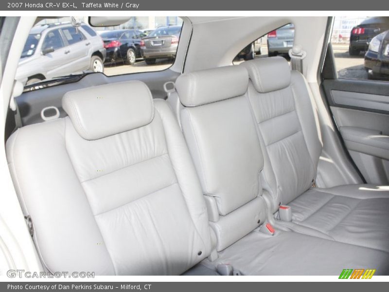Taffeta White / Gray 2007 Honda CR-V EX-L