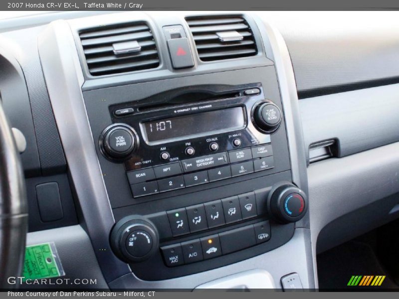 Taffeta White / Gray 2007 Honda CR-V EX-L