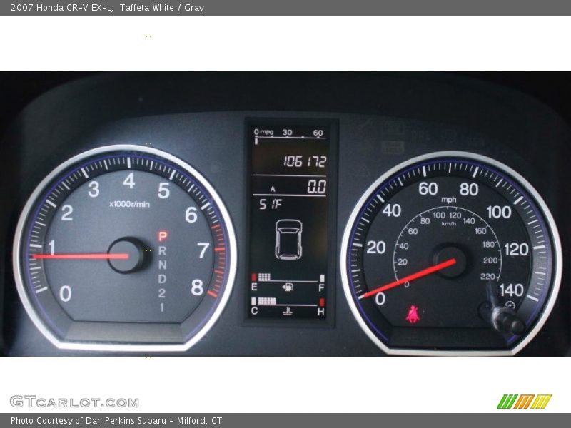 Taffeta White / Gray 2007 Honda CR-V EX-L