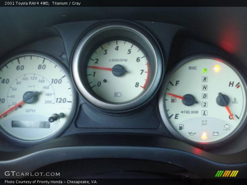 Titanium / Gray 2001 Toyota RAV4 4WD