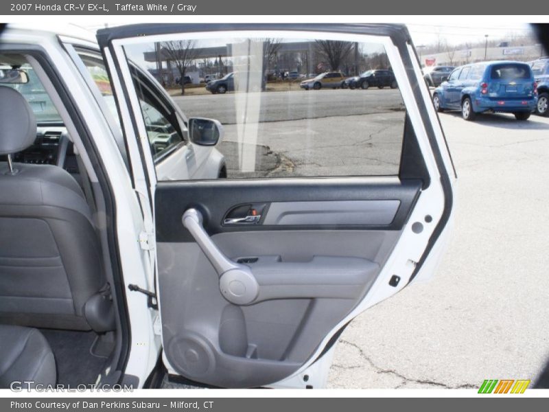 Taffeta White / Gray 2007 Honda CR-V EX-L