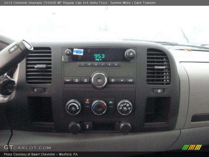 Summit White / Dark Titanium 2014 Chevrolet Silverado 2500HD WT Regular Cab 4x4 Utility Truck