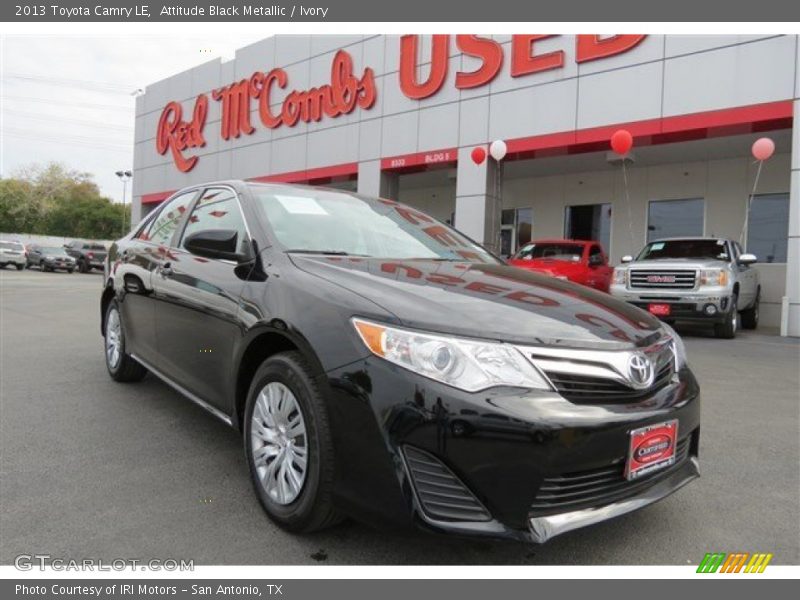 Attitude Black Metallic / Ivory 2013 Toyota Camry LE
