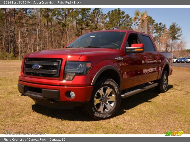 Ruby Red / Black 2014 Ford F150 FX4 SuperCrew 4x4