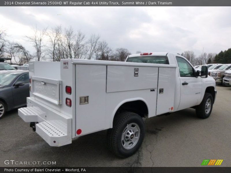 Summit White / Dark Titanium 2014 Chevrolet Silverado 2500HD WT Regular Cab 4x4 Utility Truck