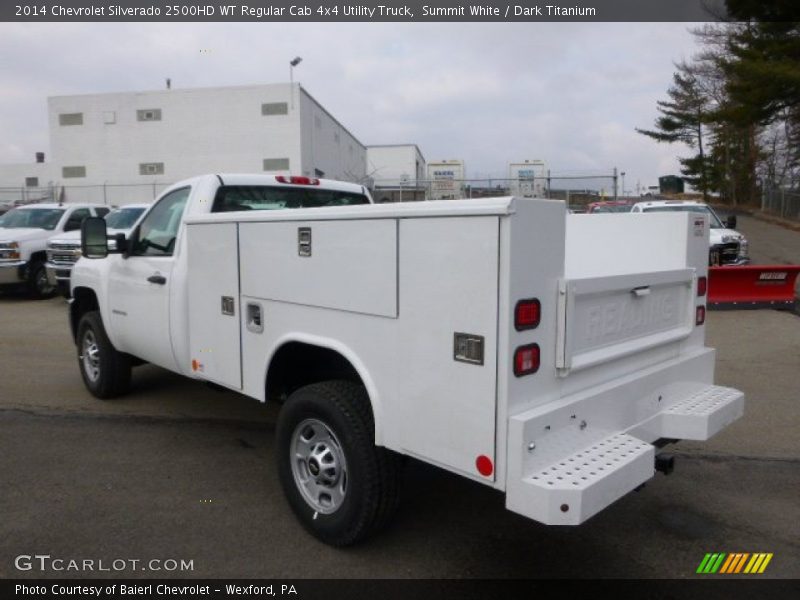Summit White / Dark Titanium 2014 Chevrolet Silverado 2500HD WT Regular Cab 4x4 Utility Truck
