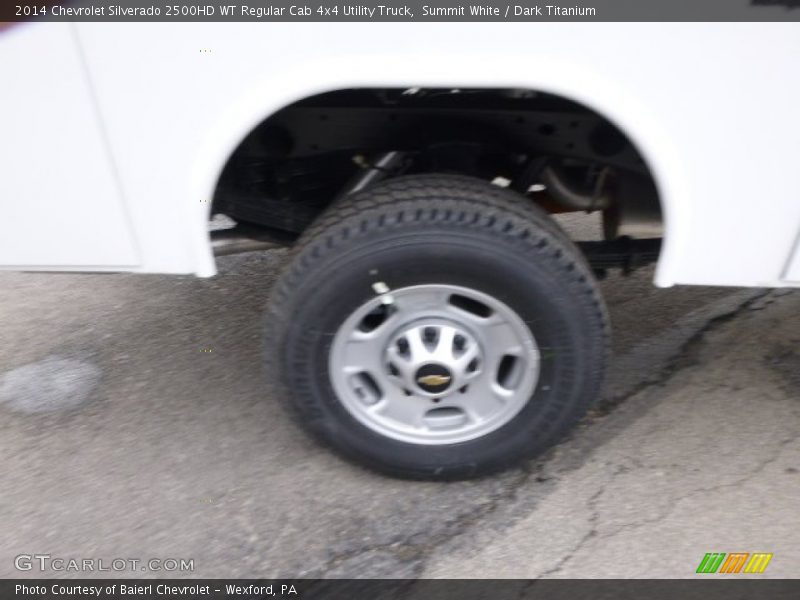 Summit White / Dark Titanium 2014 Chevrolet Silverado 2500HD WT Regular Cab 4x4 Utility Truck