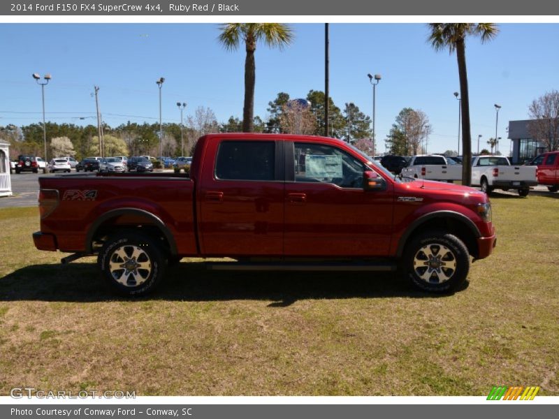 Ruby Red / Black 2014 Ford F150 FX4 SuperCrew 4x4