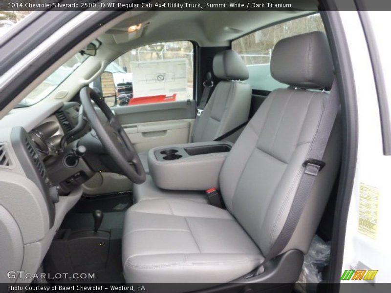 Summit White / Dark Titanium 2014 Chevrolet Silverado 2500HD WT Regular Cab 4x4 Utility Truck