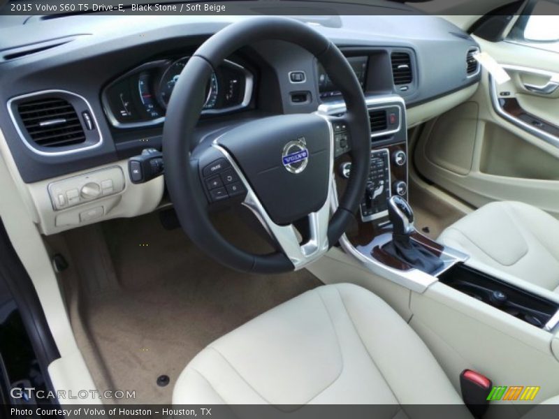 Black Stone / Soft Beige 2015 Volvo S60 T5 Drive-E