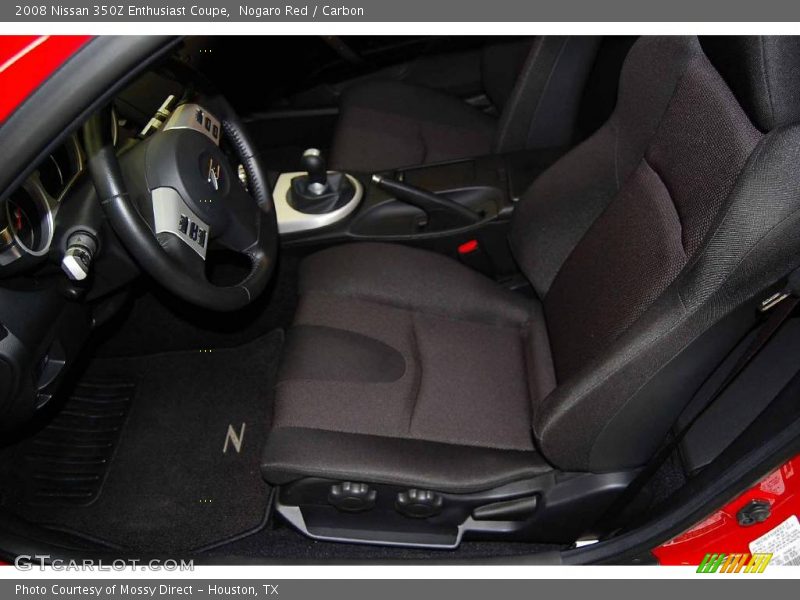 Nogaro Red / Carbon 2008 Nissan 350Z Enthusiast Coupe