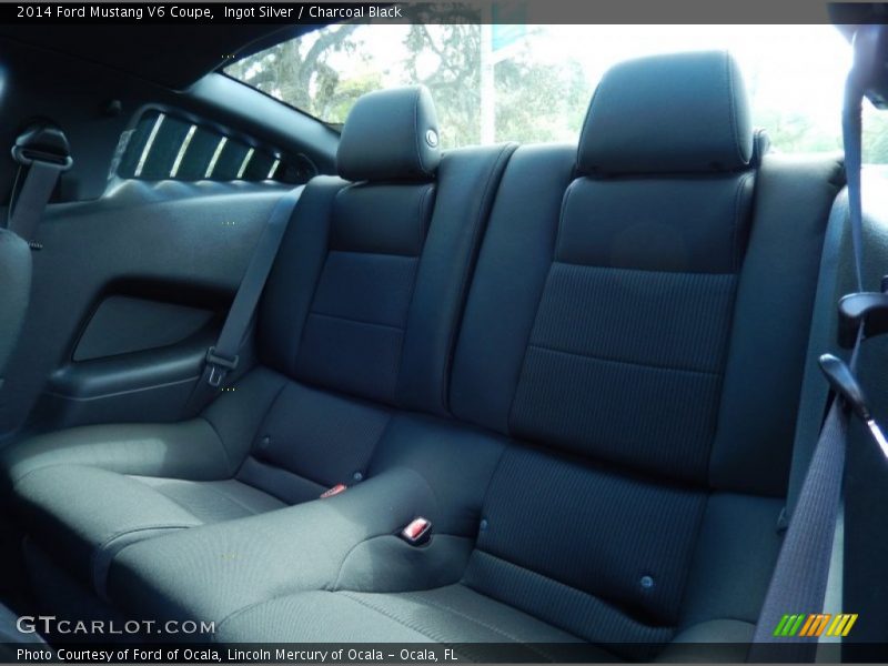Ingot Silver / Charcoal Black 2014 Ford Mustang V6 Coupe