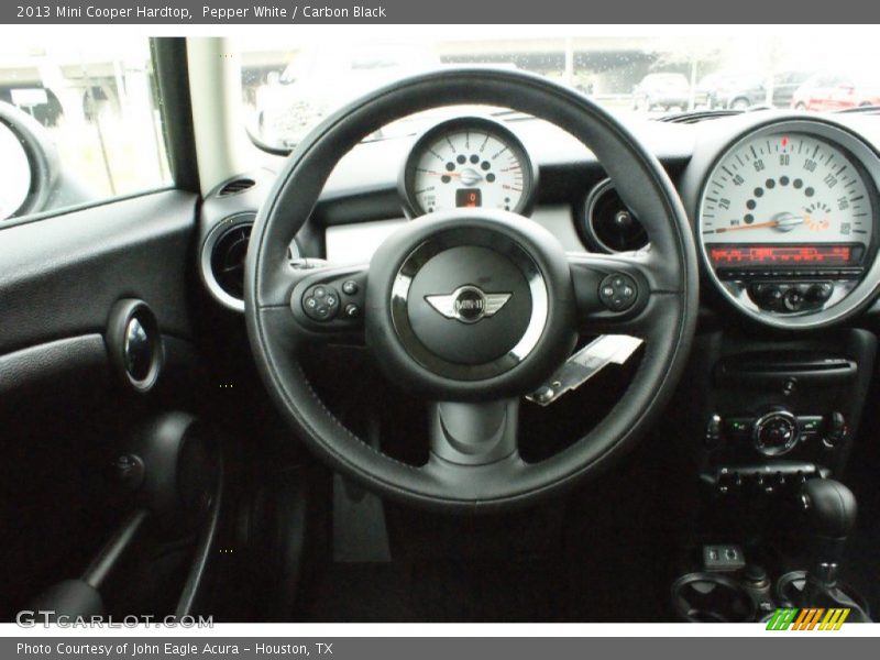 Pepper White / Carbon Black 2013 Mini Cooper Hardtop