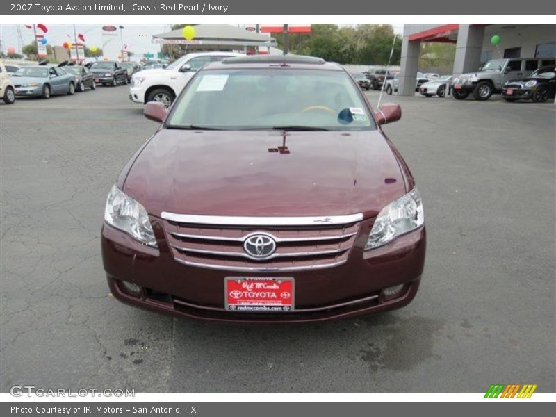 Cassis Red Pearl / Ivory 2007 Toyota Avalon Limited